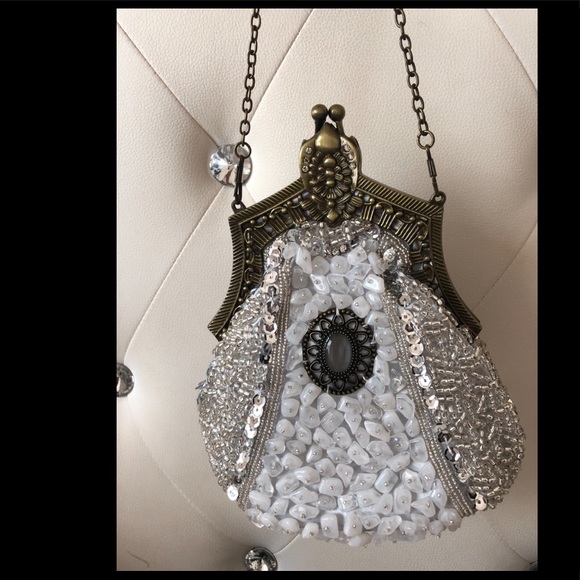 Vintage beaded clutch - Picture 4 of 6